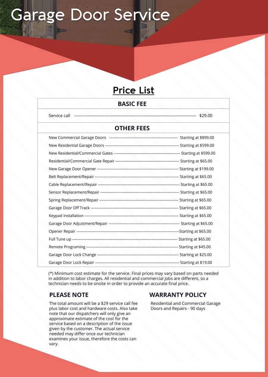 Express Garage Door Service Fort Worth, TX 817-928-4995